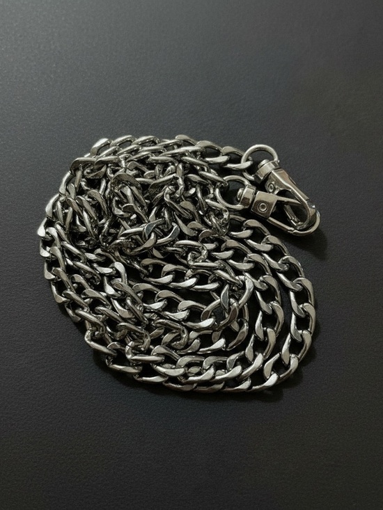 Handbags - Silver Crossbody chain  with Lobster Clasp 46”